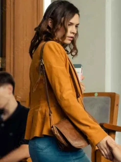 Asal Vision Blazers | Maxton Hall The World Between Us Ruby Bell Blazer Tan Brown