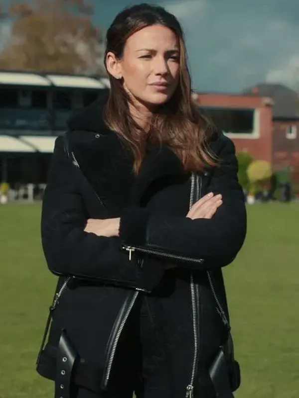 Asal Vision Leather Jackets | Maya Stern Fool Me Once Shearling Leather Jacket Black