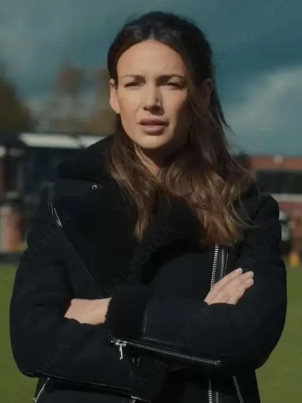 Asal Vision Leather Jackets | Maya Stern Fool Me Once Shearling Leather Jacket Black