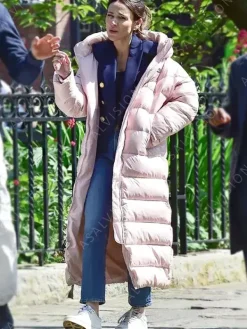 Asal Vision Women Coats | Maya Stern Fool Me Once Long Puffer Coat Pink