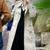 Asal Vision Women Coats | Maya Stern Fool Me Once Season 1 Cotton Trench Coat Beige