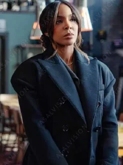 Asal Vision Women Coats | Mea Culpa 2024 Kelly Rowland Trench Coat Black