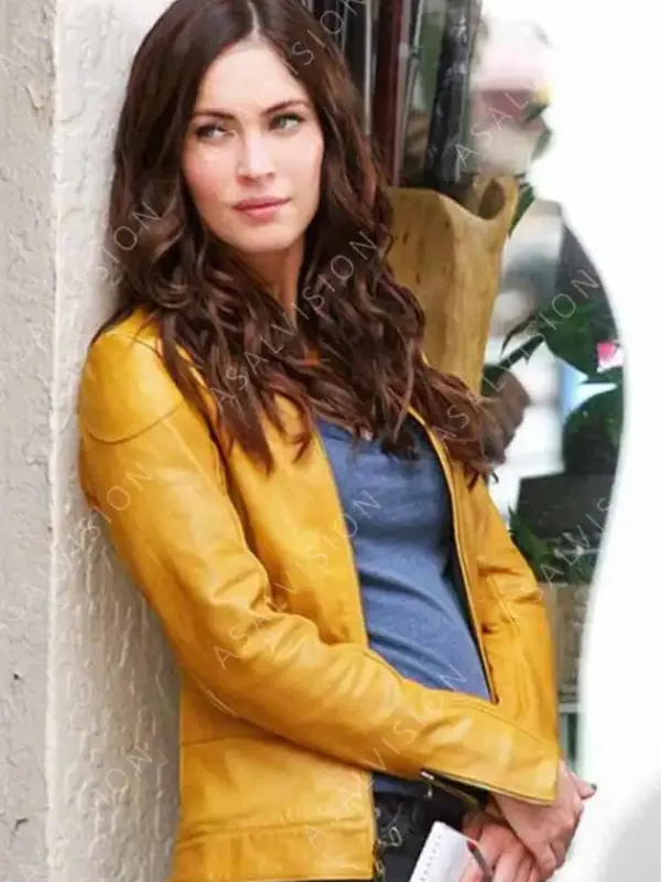 Asal Vision Leather Jackets | Megan Fox Teenage Mutant Ninja Turtles Leather Jacket Yellow