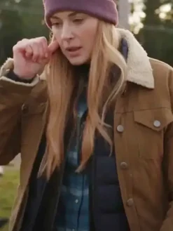 Asal Vision Cotton Jackets | Melinda Monroe Virgin River Season 3 Jacket Brown