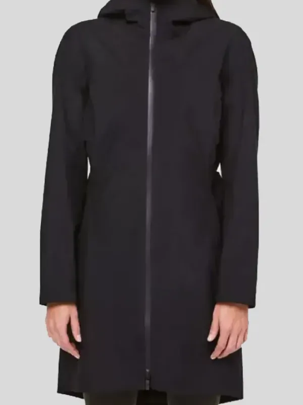 Asal Vision Women Coats | Melinda Monroe Virgin River Season 2 Coat Black