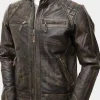 Asal Vision Biker Jackets | Leather Jackets | Men Real Leather Vintage Biker Jacket Same As Image