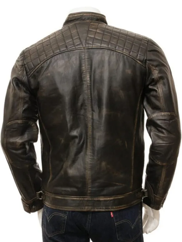 Asal Vision Biker Jackets | Leather Jackets | Men Real Leather Vintage Biker Jacket Same As Image