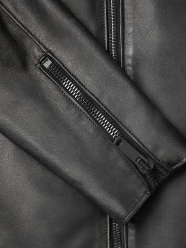 Asal Vision Black Jackets | Biker Jackets | Men’s Authentic Motorcycle Leather Jacket Black