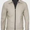 Asal Vision Leather Jackets | Mens Leather Jacket Beige
