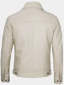 Asal Vision Leather Jackets | Mens Leather Jacket Beige