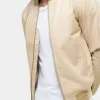 Asal Vision Suede Jackets | Leather Jackets | Mens Suede Leather Bomber Jacket Beige