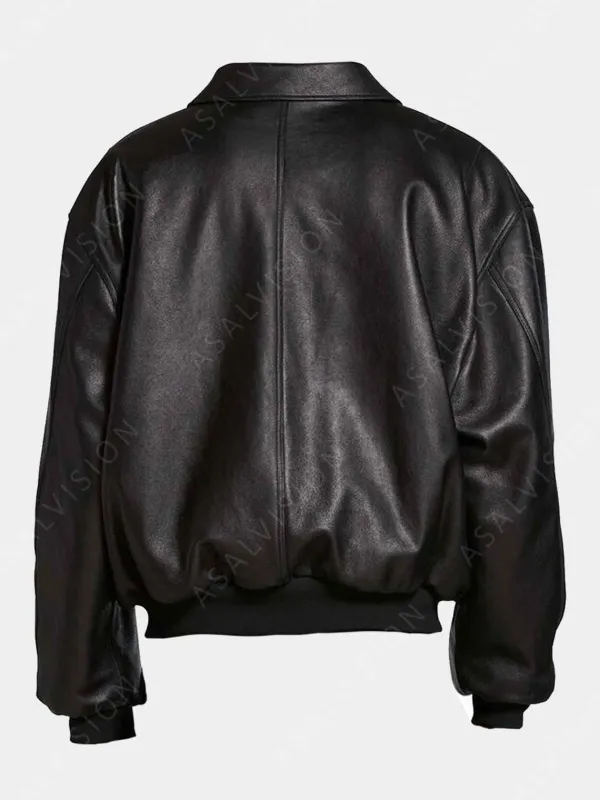 Asal Vision Black Jackets | Bomber Jackets | Mens Blouson Leather Jacket Black