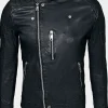 Asal Vision Cafe Racer Jackets | Biker Jackets | Men’s Cafe Racer Jacket Black