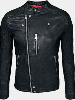 Asal Vision Cafe Racer Jackets | Biker Jackets | Men’s Cafe Racer Jacket Black