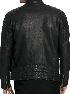 Asal Vision Cafe Racer Jackets | Biker Jackets | Men’s Cafe Racer Jacket Black