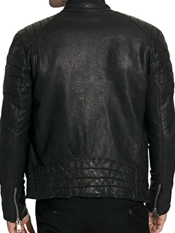 Asal Vision Cafe Racer Jackets | Biker Jackets | Men’s Cafe Racer Jacket Black