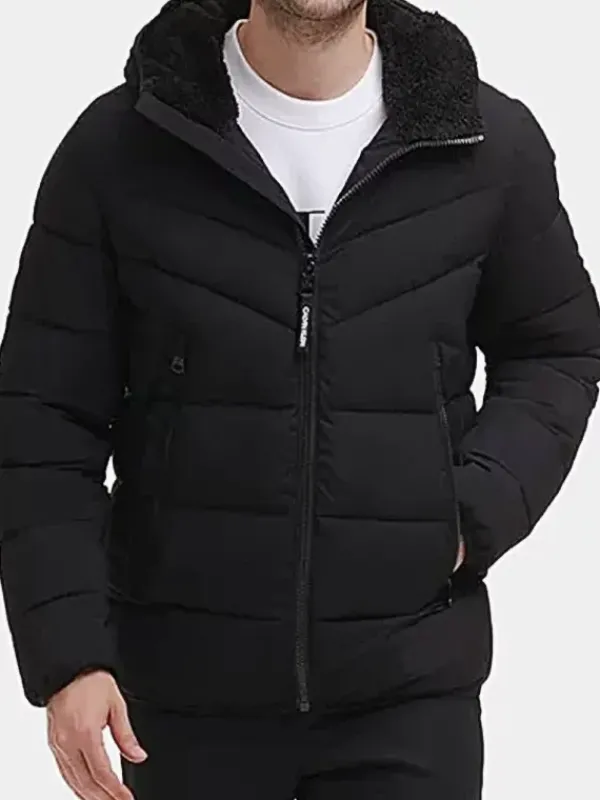 Asal Vision Puffer Jackets | Men’s Puffer Jacket With Hood Black