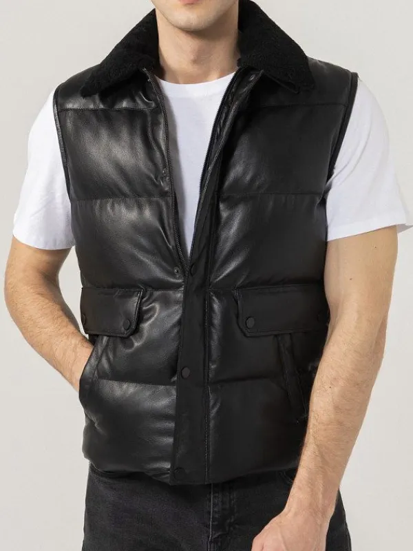 Asal Vision Vests | Men’s Puffer Vest Black