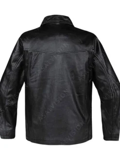 Asal Vision Black Jackets | Leather Jackets | Mens Genuine Leather Bomber Jacket Black