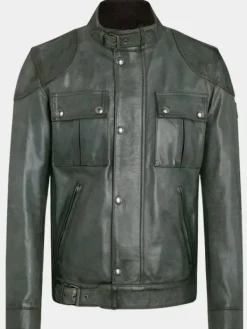 Asal Vision Leather Jackets | Men’s Fashion Leather Jacket Green
