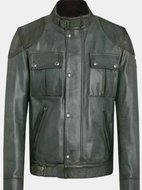Asal Vision Leather Jackets | Men’s Fashion Leather Jacket Green