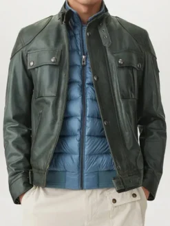 Asal Vision Leather Jackets | Men’s Fashion Leather Jacket Green
