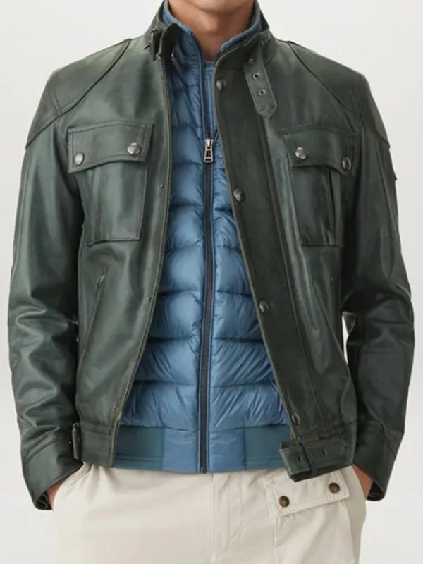 Asal Vision Leather Jackets | Men’s Fashion Leather Jacket Green