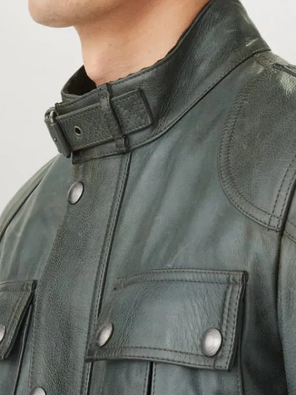 Asal Vision Leather Jackets | Men’s Fashion Leather Jacket Green
