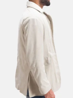 Asal Vision Suede Jackets | Blazers | Mens Outerwear Suede Blazer Off White