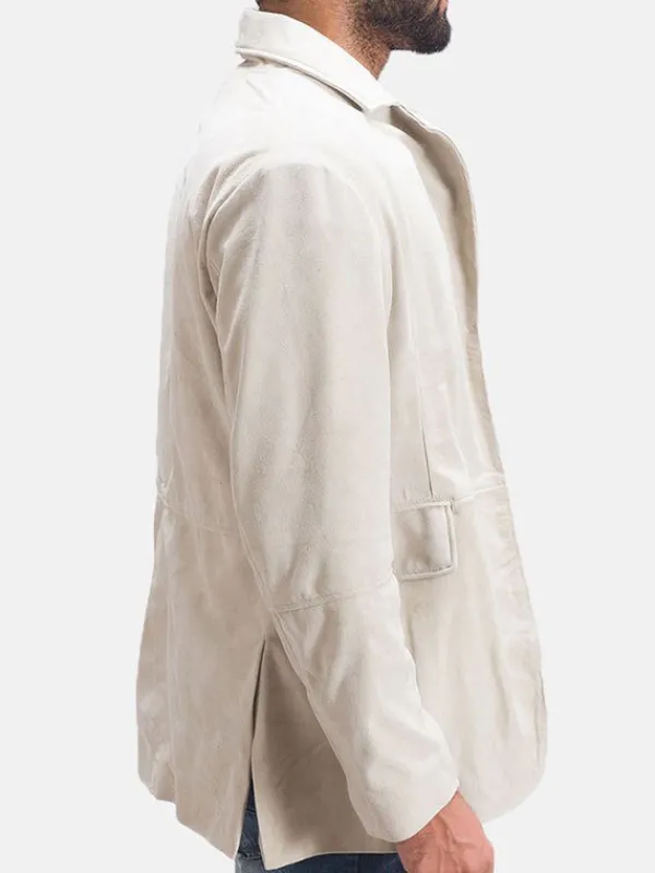 Asal Vision Suede Jackets | Blazers | Mens Outerwear Suede Blazer Off White