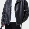 Asal Vision Black Jackets | Biker Jackets | Men’s Oversized Biker Leather Jacket Black