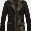 Asal Vision Men Coats | Mens Reacher Style Fur Coat Black