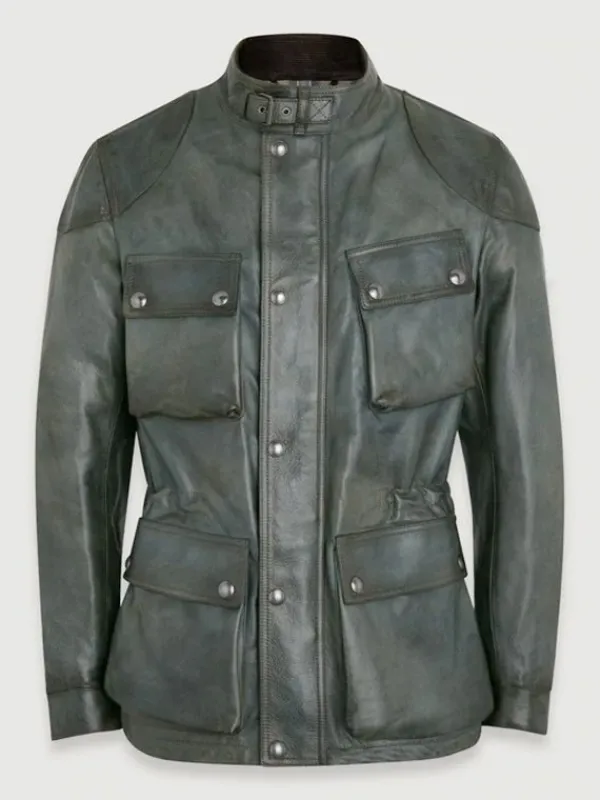 Asal Vision Leather Jackets | Men’s Real Leather Fashion Jacket Green
