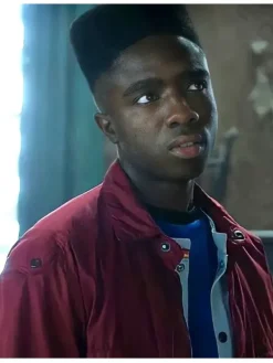 Asal Vision Cotton Jackets | Men’s Stranger Things 4 Lucas Sinclair Jacket Red