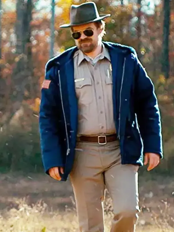 Asal Vision Cotton Jackets | Men’s Stranger Things Jim Hopper Jacket Blue
