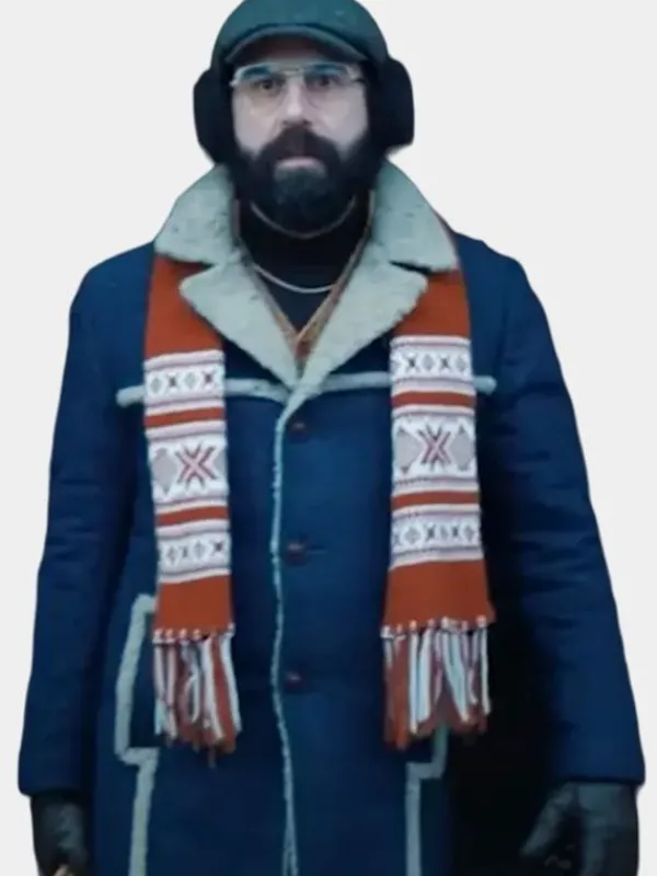 Asal Vision Men Coats | Men’s Stranger Things Season 4 Murray Bauman Coat Blue
