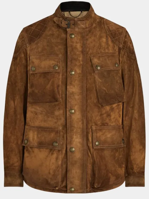 Asal Vision Brown Jackets | Suede Jackets | Men’s Suede Leather Fashion Jacket Brown