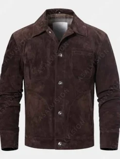 Asal Vision Suede Jackets | Trucker Jackets | Mens Suede Leather Trucker Jacket Brown, Dark Brown, Beige, and Black