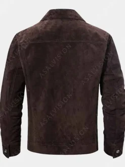 Asal Vision Suede Jackets | Trucker Jackets | Mens Suede Leather Trucker Jacket Brown, Dark Brown, Beige, and Black