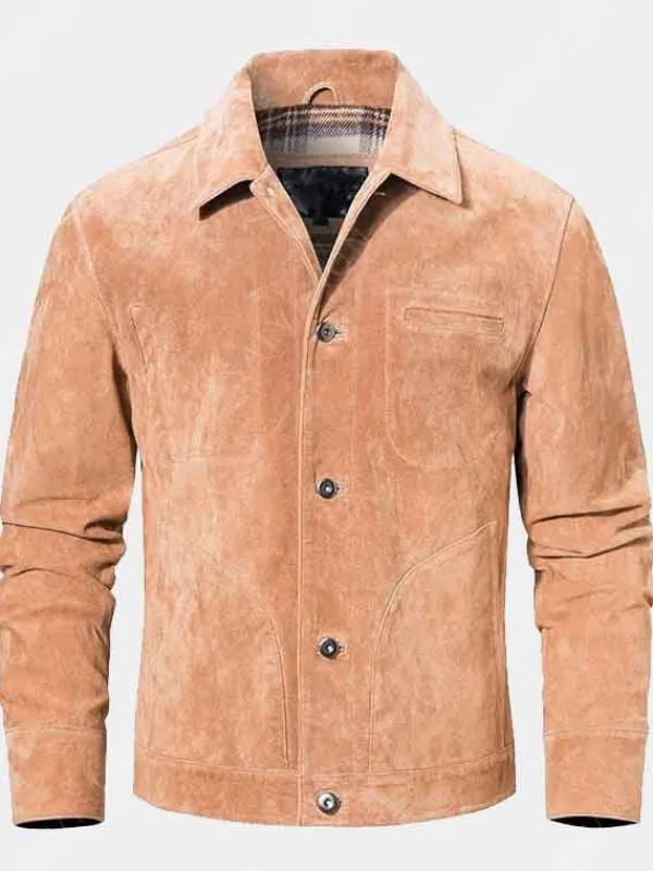 Asal Vision Suede Jackets | Trucker Jackets | Mens Suede Leather Trucker Jacket Brown, Dark Brown, Beige, and Black