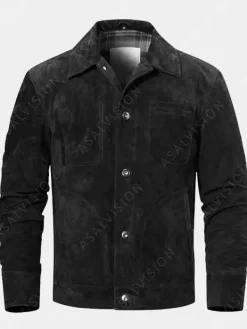 Asal Vision Suede Jackets | Trucker Jackets | Mens Suede Leather Trucker Jacket Brown, Dark Brown, Beige, and Black
