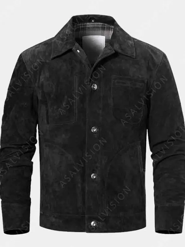 Asal Vision Suede Jackets | Trucker Jackets | Mens Suede Leather Trucker Jacket Brown, Dark Brown, Beige, and Black