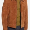 Asal Vision Brown Jackets | Suede Jackets | Mens Tan Suede Leather Jacket Brown