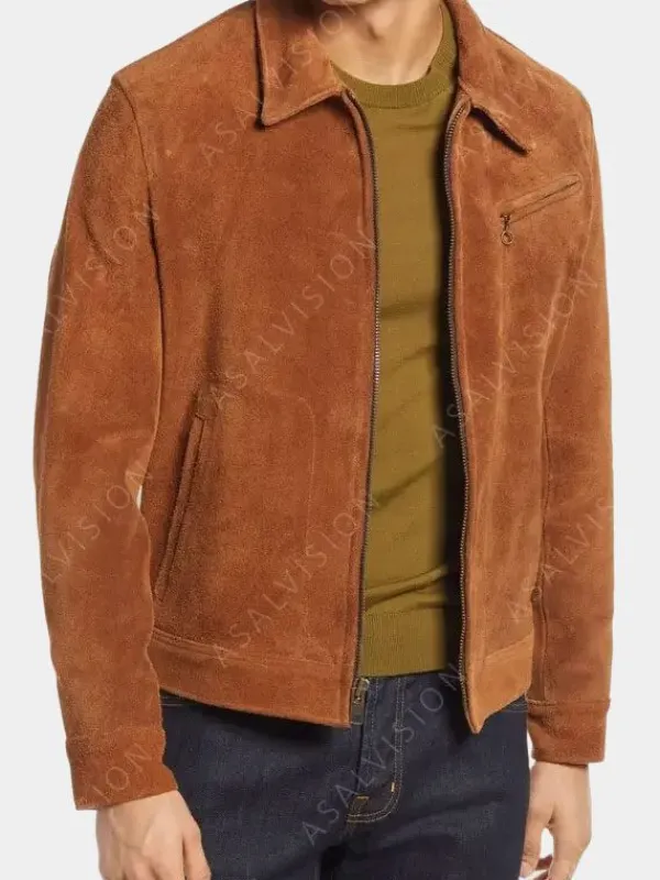 Asal Vision Brown Jackets | Suede Jackets | Mens Tan Suede Leather Jacket Brown