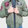 Asal Vision Cotton Jackets | Men’s Top Gun 2 Tom Cruise Jacket Green