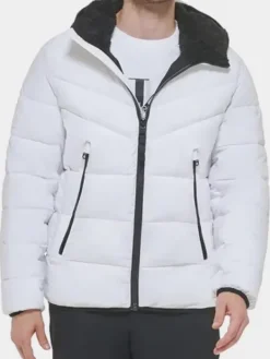 Asal Vision Puffer Jackets | Men’s Puffer Jacket With Hood White