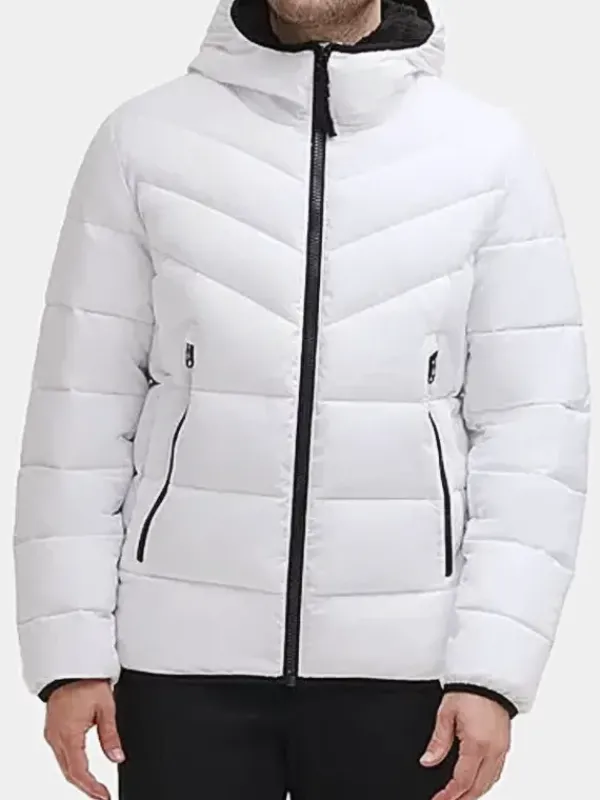 Asal Vision Puffer Jackets | Men’s Puffer Jacket With Hood White