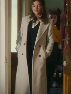 Asal Vision Women Coats | Michelle Keegan Fool Me Once Wool Coat Off White