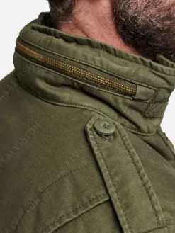 Asal Vision Cotton Jackets | Military M65 Field Jacket Green