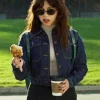 Asal Vision Denim Jackets | Miller’s Girl 2024 Jenna Ortega Denim Jacket Blue